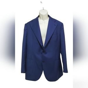 SUITSUPPLY NAVY PATCH SLIM SUIT